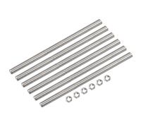 15pz M8x200mm Completamente Filettata Asta con 15pz Dadi Esagonali,1,25mm