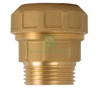 15PZ RACCORDO DIRITTO IN OTTONE ATTACCO MASCHIO ART. 715 MIS. 3 4X25: