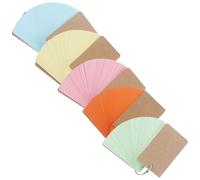 15Pz Schede Indice Colorate Con Anelli, Memo Cartoncini Viaggio