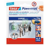 15PZ TESA POWERSTRIPS 10 STRISCE BIADESIVE: