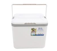 15qt Insulated Portable Cooler with Ice Retention & Large Carry Handle, Great for Camping, Tailgating, Parties, Sports, Concerts, Lunches & More (Bianca)