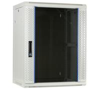 15U witte wandkast met glazen deur 600x450x770mm (DS6415W)