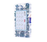 15Value 225Pcs | 16V 25V 35V 50V 100V 400V 0.1Uf-1500Uf Dip Electrolytic Capacitors Assortment Kit Set 2026 High for Electronic Component, Precision, Stable Performance