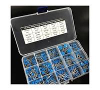 15values 300pcs 1KV/2KV/3KV (0.1nF to 22nF) High Voltage Ceramic Disc Capacitor assorted kit with storage box ICXLPMC