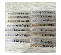 15Values SMD Tantalum capacitor assortment kit 1uf-220uf A/B Case Tantalum capacitor set 1UF 2.2UF 4.7UF 10UF 47UF capacitors Capacitance Meters