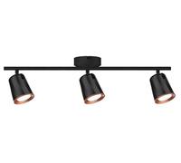 15W 3-Way LED Parete Luce, 3000K, 1620lm, IP20, Nero - VT-818 218259