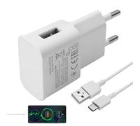 15W Caricabatterie USB Type-C 1m USB C Caricatore per Samsung Galaxy A50 A51 A72 A42 A14 A13 A15 A12 A10e A32 4G/5G, S24 S23 S22 S21 S20 S8 S8+ S9+ S10 S10 Plus S10e, Note 10 9 8