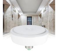 15W E27 Sensore di Movimento con Rilevamento Umano | Elevate caratteristiche di sicurezza, Basso consumo energetico, Ideale per le case, Luce bianca 6500K, Lunga durata