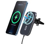 15W Magnetic Wireless Phone Holder Car Charger Compatibile con Mag Safe Air Vent