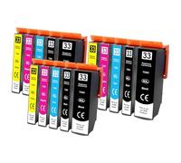 15x 33XL Cartucce Compatibili con Epson 33XL 33 XL per Epson Expression Premium XP-530 XP-540 XP-7100 XP-900 XP-630 XP-635 XP-640 XP-645 XP-830