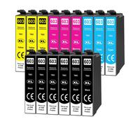 15x 603XL Multipack Compatibile con Epson 603 603XL Cartucce per Expression Home