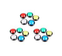 15X Arcade Buttons 60mm Dome Pulsante LED da 2,36 Pollici con Micro-Interruttore per Console per Videogiochi Arcade Machine
