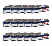 15x BOSCH Candela Candele Doppio Platin per Porsche Cayenne 92A 4.8 Turbo