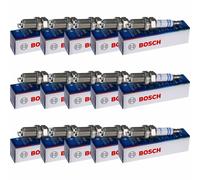 15x BOSCH Candela per VW Caddy III Combinato 2KB 2KJ 2CB 2CJ 2.0 Eco-Fuel EOS