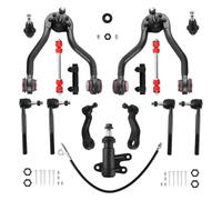 15x bracci di controllo superiore anteriore con braccia di folle di boccola in poliuretano compatibile con camion della serie K1500 K2500