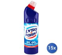 15x Bundle Lysoform Wc Gel 750 Ml. Candeggina Attiva Made In Italy