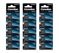 15x CAMELION CR2025 3V Batterie a Bottone Litio DL2025 Per Orologio Telecomando