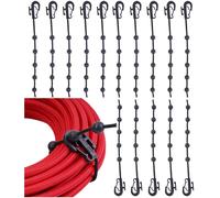 15x Fascette per Cavi 18cm Riutilizzabile Kugel-Binder Schnell-Binder Clip TV PC