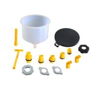 15x Generic Nessun Caduta Refrigerante Imbuto Set Auto Accessorio Con Adattatore
