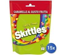 15x Multipack Caramelle Skittles Crazy Sours Gr 136