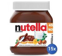 15x Multipack Ferrero Nutella Vaso Gr 450 Italia