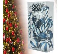 15x ornamenti natalizi appesi palline di Natale per il matrimonio in