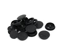 15x Passacavi Da Scrivania Computer Rotonda Plastica Foro Cavo Coperchi 60mm Dia