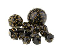 15x Poliedrici Dadi Digitali D100 D60 D30 D24 D20 D16 D12 D10 D8 D7 D5 D4