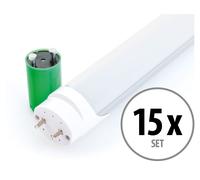 15x Tubo Neon LED Fluorescente 150cm Plafoniera Stagna Lampada Barra Soffitto