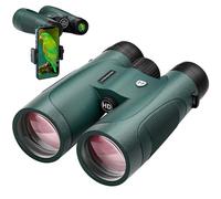 15x52 HD Binoculars for Adults High Powered with Upgraded Phone Adapter - Large View Binoculars with Clear Low Light Vision - Lightweight Waterproof Binoculars for Bird Watching Hunting Stargazing