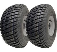 15x6.00-6 Erba Tosaerba Ruote 65mm Mozzo, Pneumatico Su Rim 20mm Cuscinetti (Set