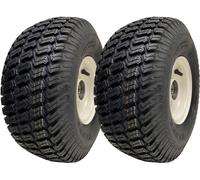 15x6.00-6 Erba Tosaerba Ruote Pneumatici Aderente Su Cerchioni 20mm Cuscinetti (