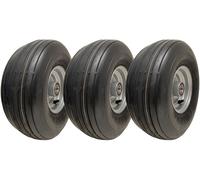 15x6.00-6 Multi Costina Tosaerba Ruote 6ply P508 Tyre Cerchio 25mm Bearings (Set