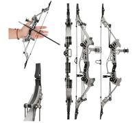 16 "16 LBS Compound Recurve Bogen Set - RH/LH per Zielschießen, Jagd Spiele & Bogenschießen Geschenk