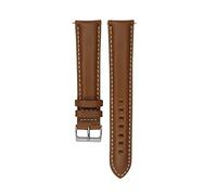 16/18/20/22/24mm sostituzione degli uomini della vigilanza della fascia cinturino Italia vera pelle fibbia ad ardiglione di vigilanza del braccialetto Strap Brown D, 20mm