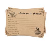 16/24 biglietti per consigli di laurea da 15,2 x 10,2 cm, per la scuola di specializzazione o l'università, decorazione per feste di laurea, forniture di carta per lettere d'amore