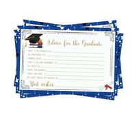 16/24 biglietti per consigli di laurea da 15,2 x 10,2 cm, per la scuola di specializzazione o l'università, decorazione per feste di laurea, forniture di carta per lettere d'amore