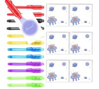16/32pcs Invisibile Inchiostro Penna E Notebook Magico Compleanno Festa Idea
