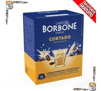 16 48 64 . . . 288 Capsule A Modo mio caffè Borbone Cortado