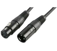 16.4FT, 5M, XLR Spina A XLR Presa, Nero, PULSE DMX 3 Perno XLR Cavi, Per PULSE