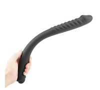 16.5" Dildo Massaggio Double-Ended in Silicone con Testa Sferica, Stimolatore G-Spot e Prostata per Uomini e Donne, Design per Coppie