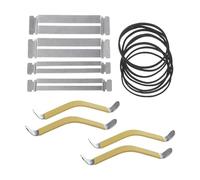 16/57/74 Pezzi Kit Di Strumenti Per Chitarra Con Borsa Per Il Trasporto Strumenti Di Riparazione Righello Per Liutaio File Perni Per Ponte Per Chitarra Per Chitarra (Color : 16pcs)