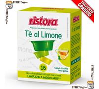 16 64 96 128 Capsule Ristora Lavazza a modo mio Orzo Ginseng The Limone Cappucci