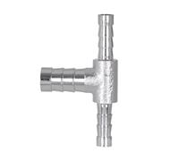 16-8-16mm Hose Barb OD 3 Way Pipe Fitting Tee Shaped Reducing Coupler Connector Adapter