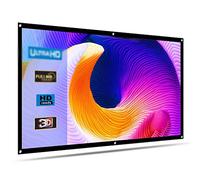 16: 9 Schermo proiettore da 120 pollici portatile a 12 pollici schermo da 100 pollici a parete per proiettore Home Cinema Schermo di proiezione all'aperto(120 inch)