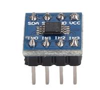 16 - Bit 4 - Modulo ADC a canale, scheda di acquisizione segnali con convertitore analogico-digitale ad alta precisione e display LCD 1602 per la raccolta dei dati, compatibile con