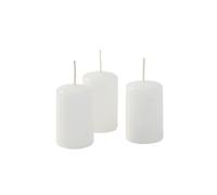 16 Candele Cero - Diametro 4 cm Altezza 5 cm - Colore Bianco - Durata 7 ore - Non profumate - Cereria Di Giorgio