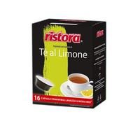 16 Capsule Ristora Te' al Limone Compatibile con Lavazza A Modo Mio