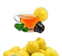 16 Capsule Tè Al Limone Solubile Compatibili con Dolce Gusto