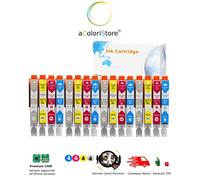 16 cartucce Canon PIXMA MG 7751 5750 6800 5753 TS 8053 8052 6052 PGI-570 CLI571
